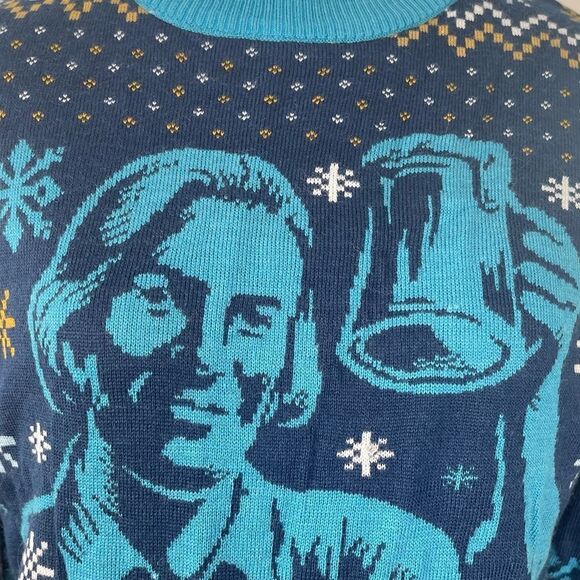 NWT Tipsy Elves Sam Adams Light up Christmas Sweater - Picture 7 of 7